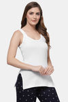 Floret Cotton Camisole (Pack of 2) - White — thumbnail 4